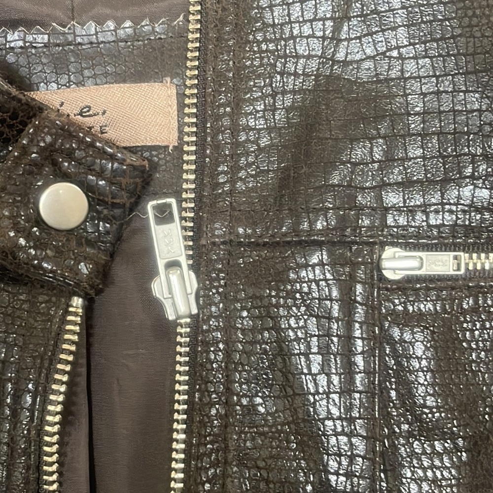 i.e. Petite Genuine Leather Jacket, Women’s Size PL, NWOT - Picture 3 of 9